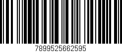 Código de barras (EAN, GTIN, SKU, ISBN): '7899525662595'