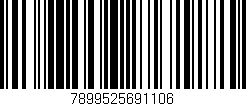 Código de barras (EAN, GTIN, SKU, ISBN): '7899525691106'