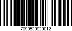 Código de barras (EAN, GTIN, SKU, ISBN): '7899538923812'