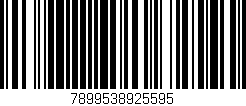 Código de barras (EAN, GTIN, SKU, ISBN): '7899538925595'