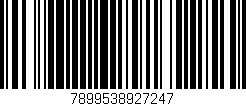 Código de barras (EAN, GTIN, SKU, ISBN): '7899538927247'