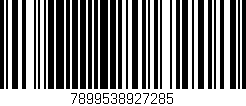 Código de barras (EAN, GTIN, SKU, ISBN): '7899538927285'