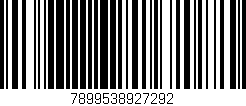 Código de barras (EAN, GTIN, SKU, ISBN): '7899538927292'