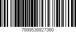 Código de barras (EAN, GTIN, SKU, ISBN): '7899538927360'