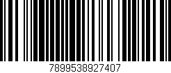 Código de barras (EAN, GTIN, SKU, ISBN): '7899538927407'