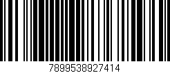 Código de barras (EAN, GTIN, SKU, ISBN): '7899538927414'