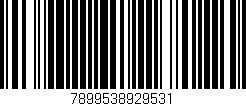 Código de barras (EAN, GTIN, SKU, ISBN): '7899538929531'