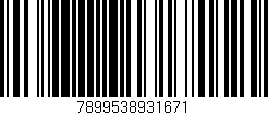 Código de barras (EAN, GTIN, SKU, ISBN): '7899538931671'