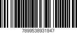 Código de barras (EAN, GTIN, SKU, ISBN): '7899538931947'