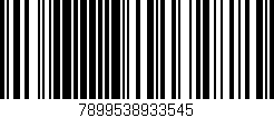 Código de barras (EAN, GTIN, SKU, ISBN): '7899538933545'