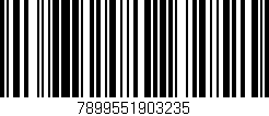 Código de barras (EAN, GTIN, SKU, ISBN): '7899551903235'