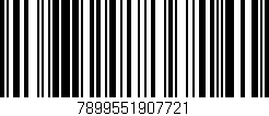 Código de barras (EAN, GTIN, SKU, ISBN): '7899551907721'