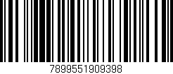 Código de barras (EAN, GTIN, SKU, ISBN): '7899551909398'