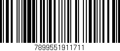 Código de barras (EAN, GTIN, SKU, ISBN): '7899551911711'