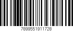 Código de barras (EAN, GTIN, SKU, ISBN): '7899551911728'