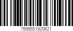 Código de barras (EAN, GTIN, SKU, ISBN): '7899551920621'