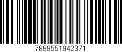 Código de barras (EAN, GTIN, SKU, ISBN): '7899551942371'
