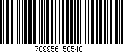 Código de barras (EAN, GTIN, SKU, ISBN): '7899561505481'