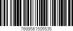 Código de barras (EAN, GTIN, SKU, ISBN): '7899561505535'