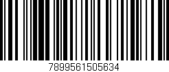 Código de barras (EAN, GTIN, SKU, ISBN): '7899561505634'