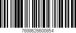 Código de barras (EAN, GTIN, SKU, ISBN): '7899626600854'