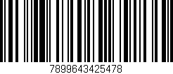 Código de barras (EAN, GTIN, SKU, ISBN): '7899643425478'