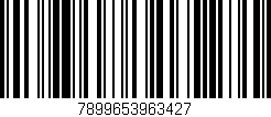 Código de barras (EAN, GTIN, SKU, ISBN): '7899653963427'