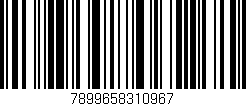 Código de barras (EAN, GTIN, SKU, ISBN): '7899658310967'