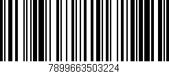 Código de barras (EAN, GTIN, SKU, ISBN): '7899663503224'