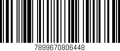 Código de barras (EAN, GTIN, SKU, ISBN): '7899670806448'