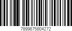 Código de barras (EAN, GTIN, SKU, ISBN): '7899675804272'