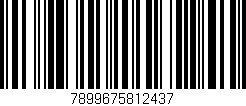 Código de barras (EAN, GTIN, SKU, ISBN): '7899675812437'
