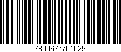 Código de barras (EAN, GTIN, SKU, ISBN): '7899677701029'