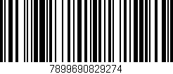 Código de barras (EAN, GTIN, SKU, ISBN): '7899690829274'