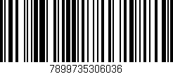 Código de barras (EAN, GTIN, SKU, ISBN): '7899735306036'