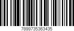 Código de barras (EAN, GTIN, SKU, ISBN): '7899735363435'