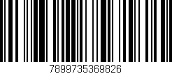 Código de barras (EAN, GTIN, SKU, ISBN): '7899735369826'