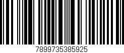 Código de barras (EAN, GTIN, SKU, ISBN): '7899735385925'