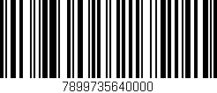 Código de barras (EAN, GTIN, SKU, ISBN): '7899735640000'