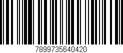 Código de barras (EAN, GTIN, SKU, ISBN): '7899735640420'