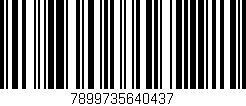 Código de barras (EAN, GTIN, SKU, ISBN): '7899735640437'