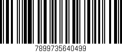 Código de barras (EAN, GTIN, SKU, ISBN): '7899735640499'