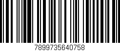 Código de barras (EAN, GTIN, SKU, ISBN): '7899735640758'