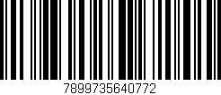 Código de barras (EAN, GTIN, SKU, ISBN): '7899735640772'