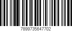 Código de barras (EAN, GTIN, SKU, ISBN): '7899735647702'