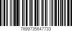 Código de barras (EAN, GTIN, SKU, ISBN): '7899735647733'