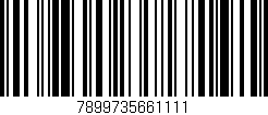 Código de barras (EAN, GTIN, SKU, ISBN): '7899735661111'