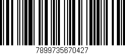 Código de barras (EAN, GTIN, SKU, ISBN): '7899735670427'
