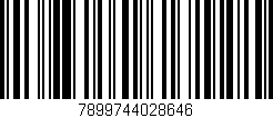 Código de barras (EAN, GTIN, SKU, ISBN): '7899744028646'