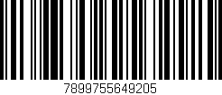 Código de barras (EAN, GTIN, SKU, ISBN): '7899755649205'
